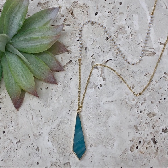 ❗️LAST❗️Amazonite Rosary Bead Necklace - Picture 5 of 8